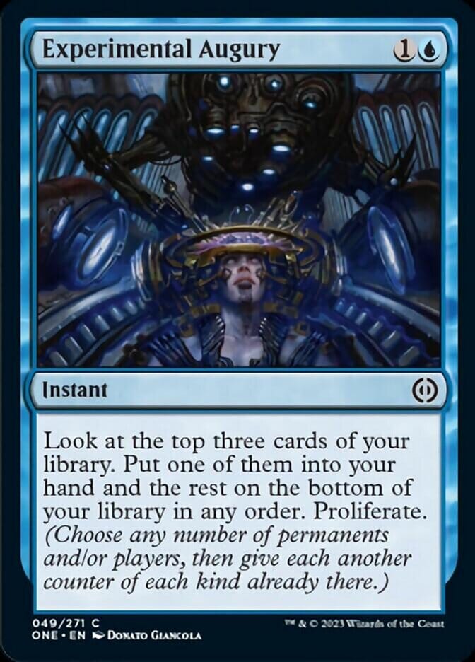 Experimental Augury [Phyrexia: All Will Be One] MTG Single Magic: The Gathering  | Multizone: Comics And Games