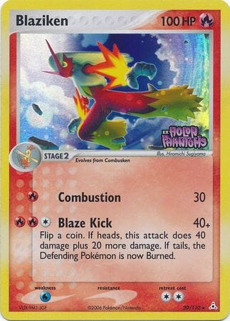 Blaziken (20/110) (Stamped) [EX: Holon Phantoms] Pokemon Single Pokémon  | Multizone: Comics And Games
