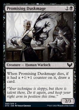 Promising Duskmage [Strixhaven: School of Mages] MTG Single Magic: The Gathering  | Multizone: Comics And Games