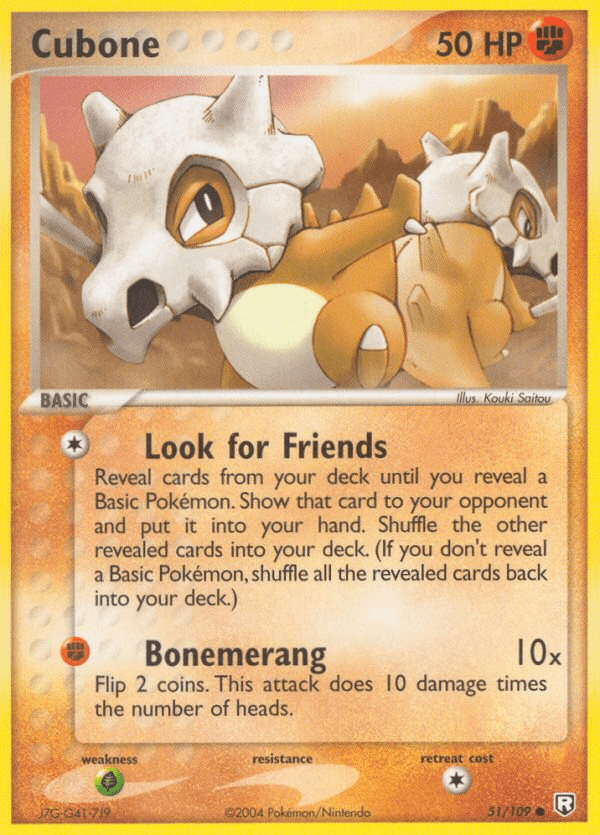 Cubone (51/109) [EX: Team Rocket Returns] Pokemon Single Pokémon  | Multizone: Comics And Games