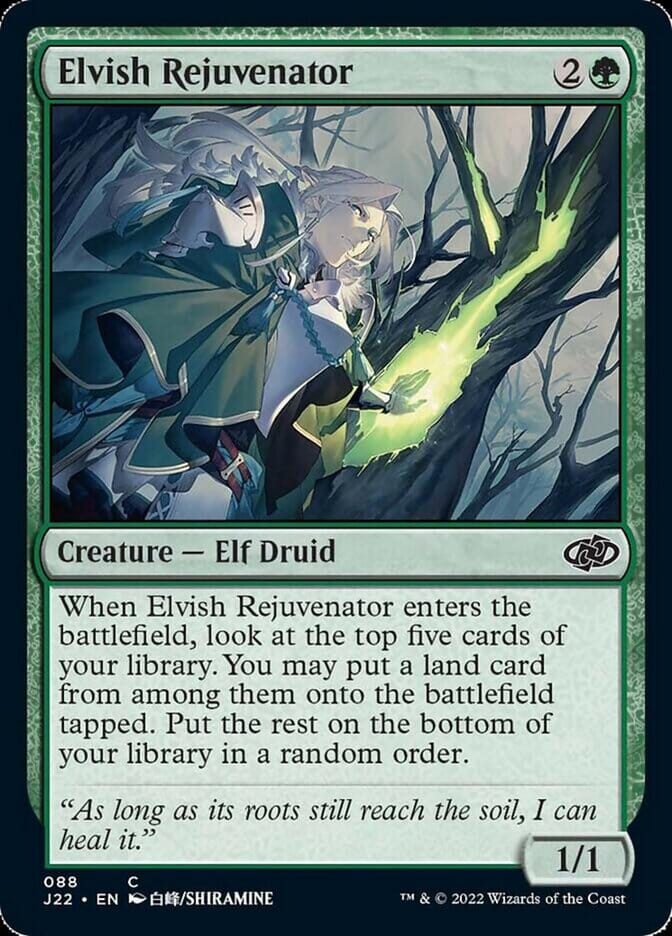 Elvish Rejuvenator [Jumpstart 2022] MTG Single Magic: The Gathering  | Multizone: Comics And Games