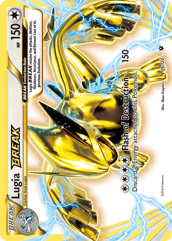 Lugia BREAK (79/124) [XY: Fates Collide] Pokemon Single Pokémon  | Multizone: Comics And Games