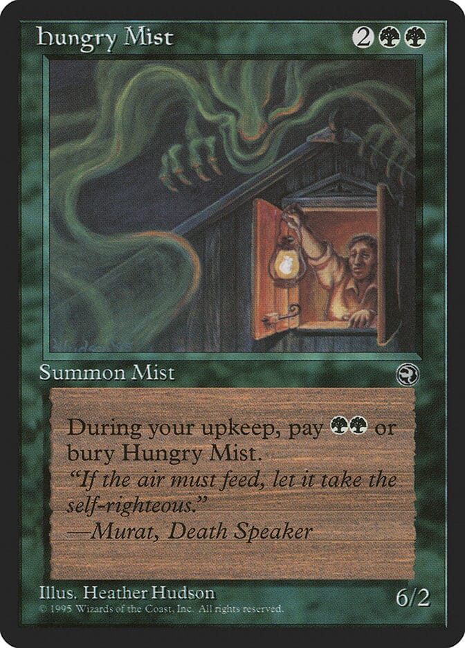 Hungry Mist (Murat Flavor Text) [Homelands] MTG Single Magic: The Gathering  | Multizone: Comics And Games