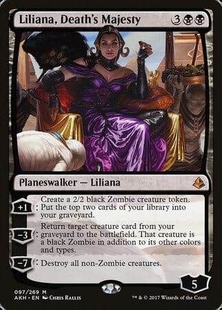 Liliana, Death's Majesty [Amonkhet] MTG Single Magic: The Gathering  | Multizone: Comics And Games