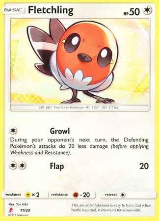 Fletchling (11/30) [Sun & Moon: Trainer Kit - Lycanroc] Pokemon Single Pokémon  | Multizone: Comics And Games