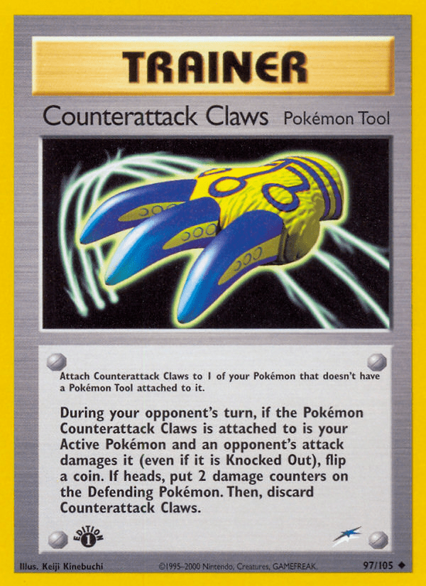 Counterattack Claws (97/105) [Neo Destiny 1st Edition] Pokemon Single Pokémon  | Multizone: Comics And Games
