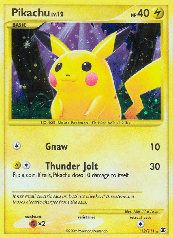 Pikachu (112/111) [Platinum: Rising Rivals] Pokemon Single Pokémon  | Multizone: Comics And Games