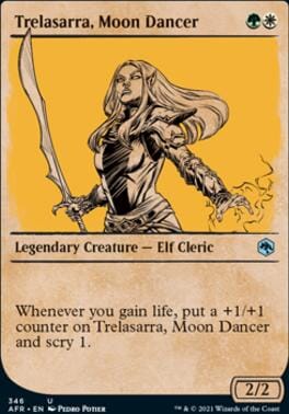 Trelasarra, Moon Dancer (Showcase) [Dungeons & Dragons: Adventures in the Forgotten Realms] MTG Single Magic: The Gathering  | Multizone: Comics And Games