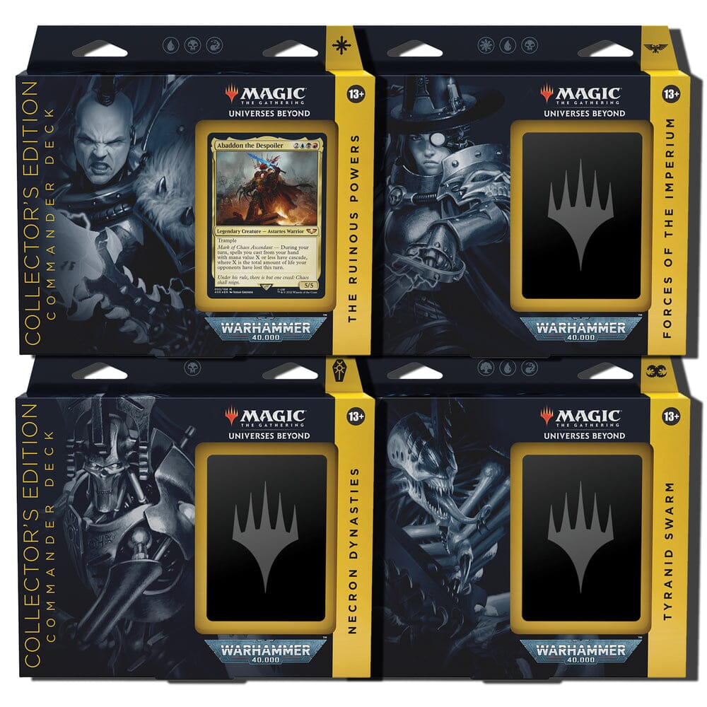 COLLECTOR'S EDITION Warhammer 40k commander decks (FULL FOIL) Multizone: Comics And Games COLLECTOR'S EDITION Warhammer 40k commander decks (FULL FOIL) Multizone: Comics And Games