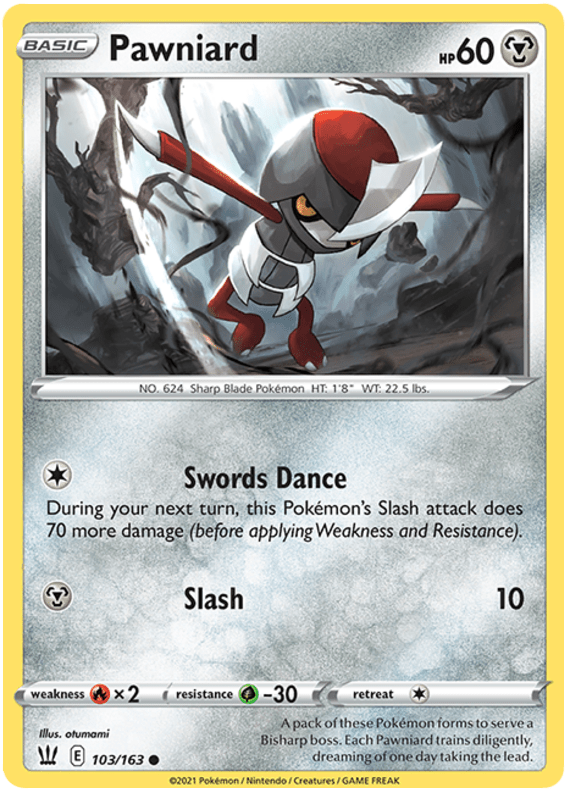 Pawniard (103/163) [Sword & Shield: Battle Styles] Pokemon Single Pokémon  | Multizone: Comics And Games