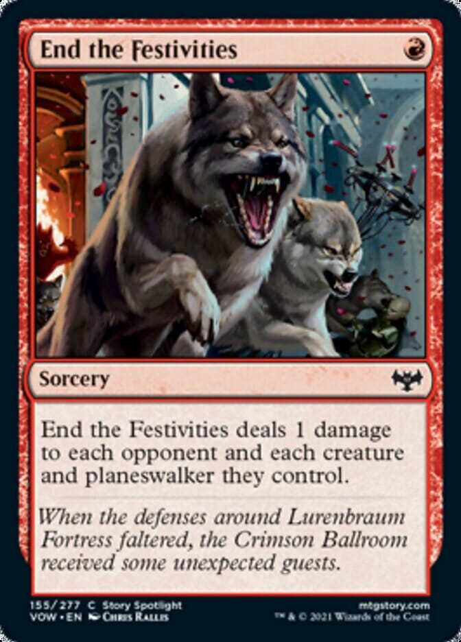 End the Festivities [Innistrad: Crimson Vow] MTG Single Magic: The Gathering  | Multizone: Comics And Games