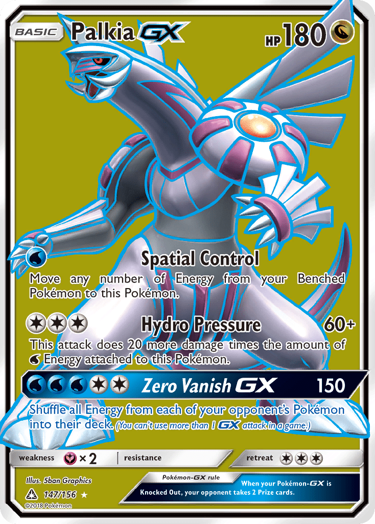 Palkia GX (147/156) [Sun & Moon: Ultra Prism] Pokemon Single Pokémon  | Multizone: Comics And Games