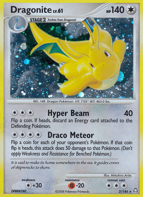 Dragonite (2/146) [Diamond & Pearl: Legends Awakened] Pokemon Single Pokémon  | Multizone: Comics And Games