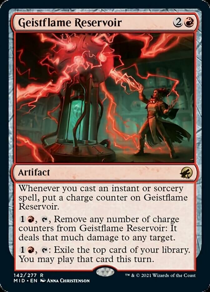 Geistflame Reservoir [Innistrad: Midnight Hunt] MTG Single Magic: The Gathering  | Multizone: Comics And Games