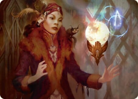 Misfortune Teller Art Card [Streets of New Capenna Art Series] MTG Single Magic: The Gathering  | Multizone: Comics And Games