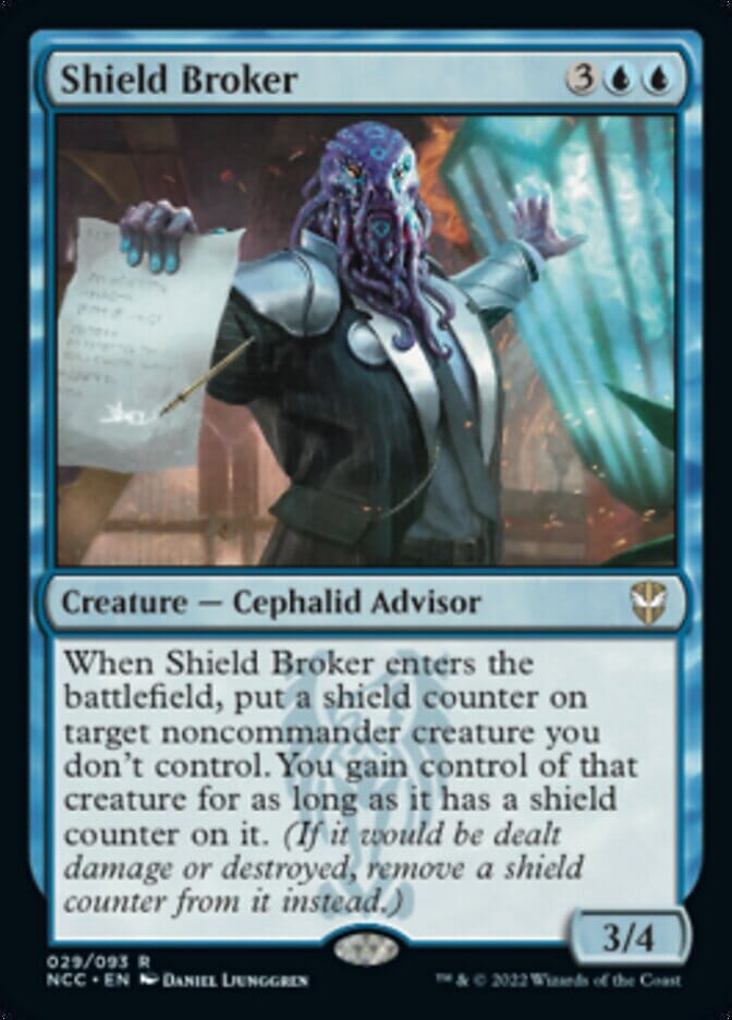 Shield Broker [Streets of New Capenna Commander] MTG Single Magic: The Gathering  | Multizone: Comics And Games