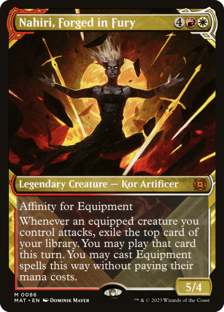 Nahiri, Forged in Fury (Showcase) [March of the Machine: The Aftermath] MTG Single Magic: The Gathering  | Multizone: Comics And Games