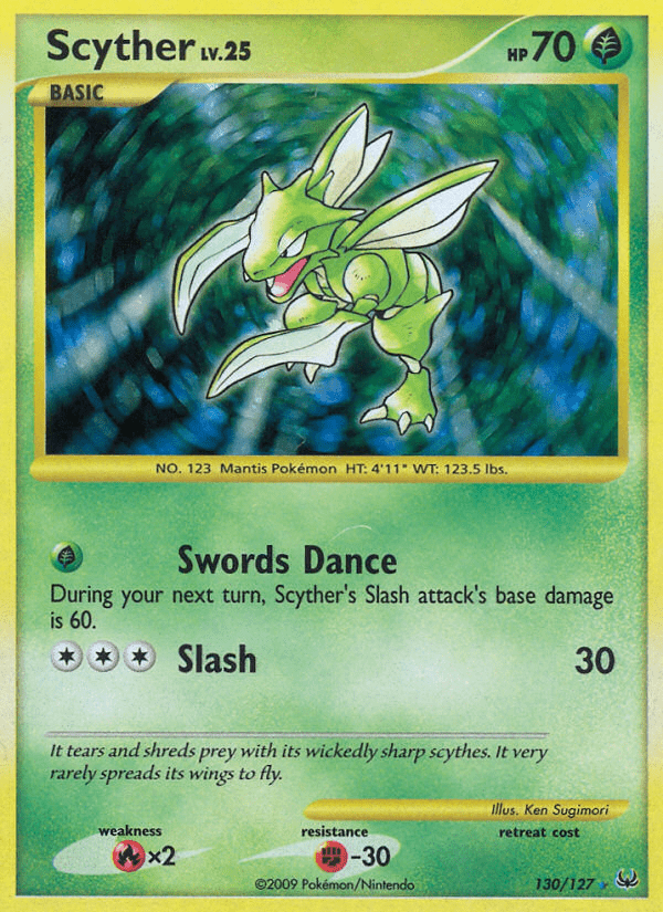 Scyther (130/127) [Platinum: Base Set] Pokemon Single Pokémon  | Multizone: Comics And Games