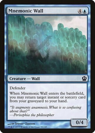 Mnemonic Wall [Theros] MTG Single Magic: The Gathering  | Multizone: Comics And Games
