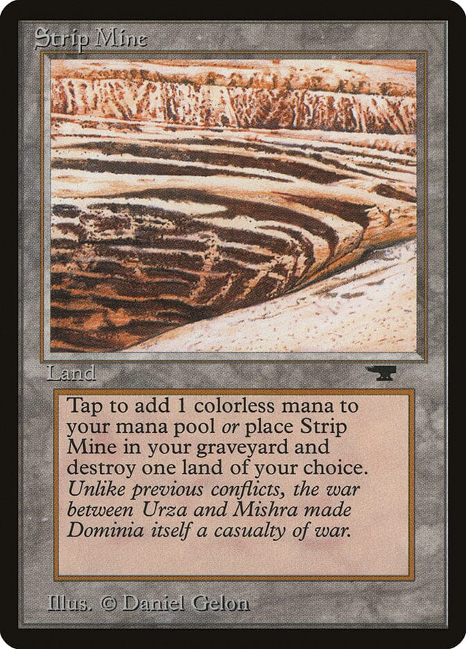 Strip Mine (No Sky, No Tower) [Antiquities] MTG Single Magic: The Gathering  | Multizone: Comics And Games