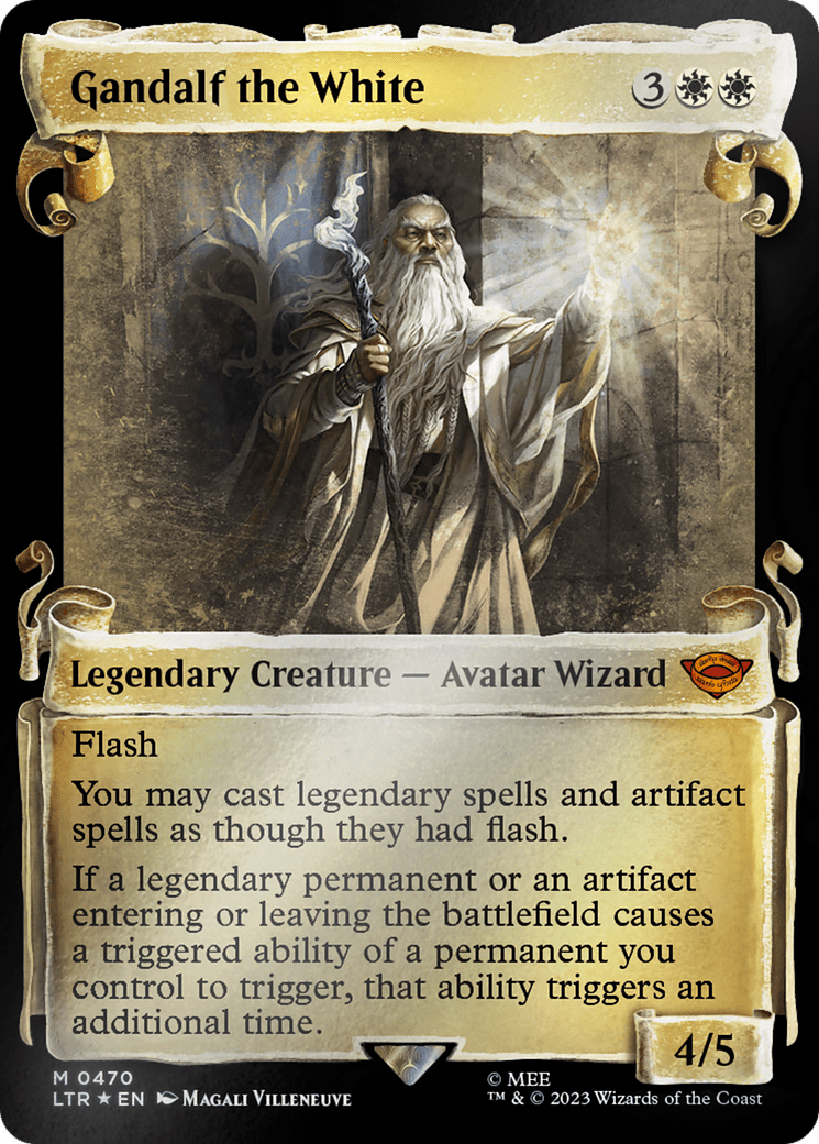 Gandalf the White [The Lord of the Rings: Tales of Middle-Earth Showcase Scrolls] MTG Single Magic: The Gathering  | Multizone: Comics And Games