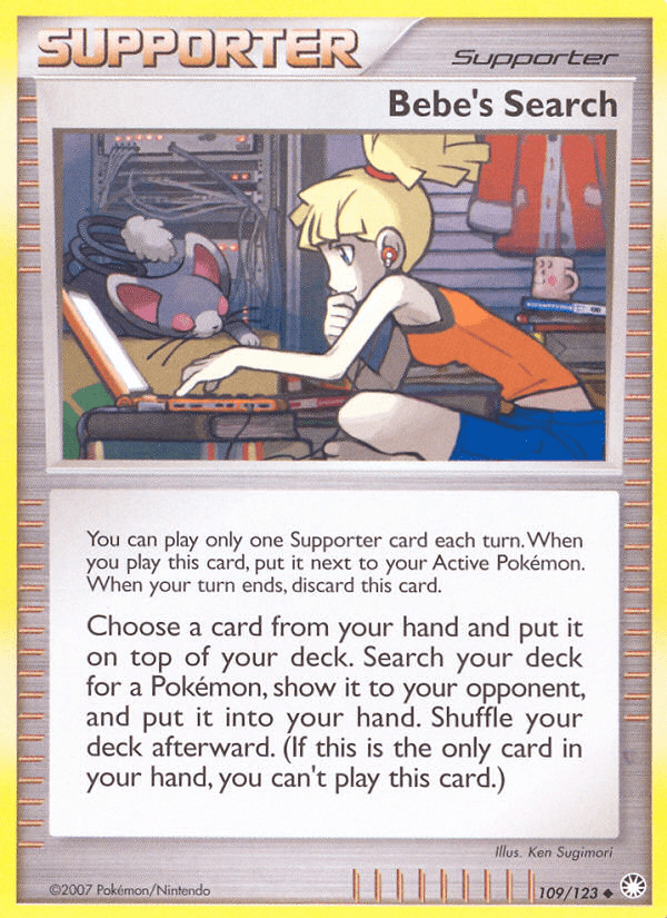 Bebe's Search (109/123) [Diamond & Pearl: Mysterious Treasures] Pokemon Single Pokémon  | Multizone: Comics And Games