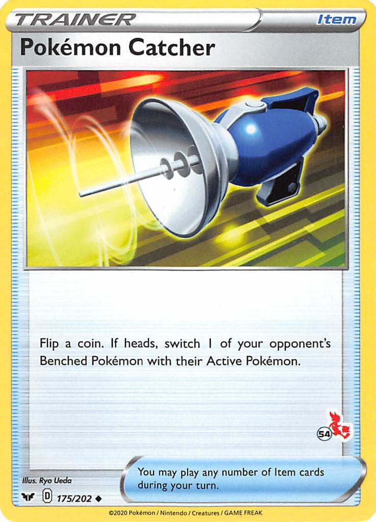 Pokemon Catcher (175/202) (Cinderace Stamp #54) [Battle Academy 2022] Pokemon Single Pokémon  | Multizone: Comics And Games