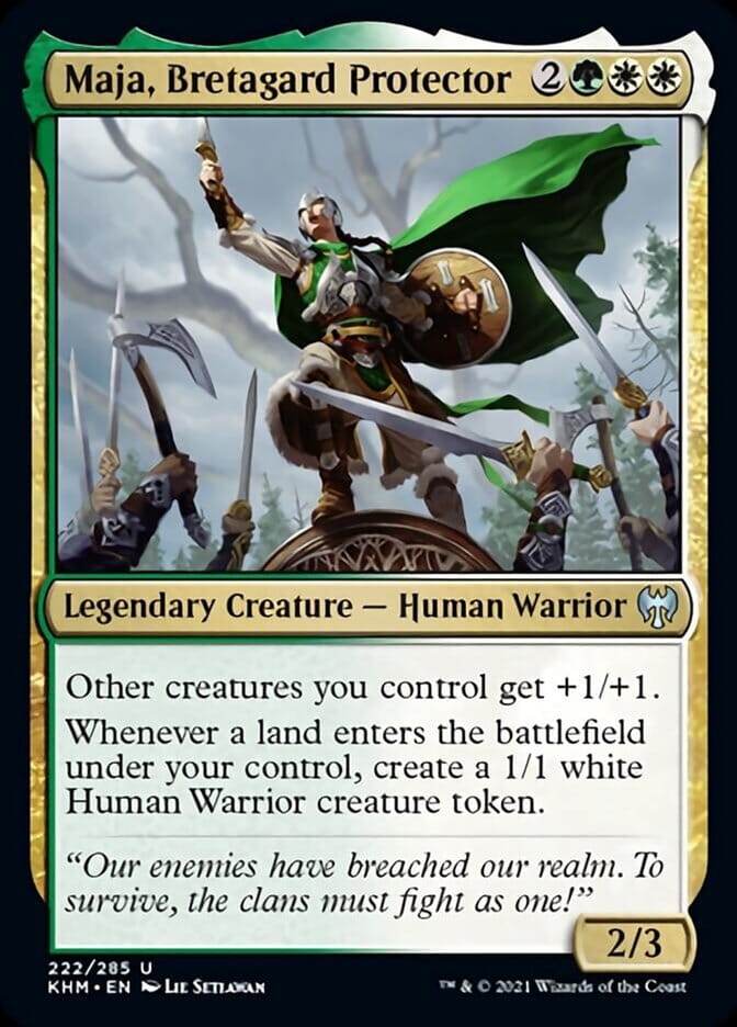 Maja, Bretagard Protector [Kaldheim] MTG Single Magic: The Gathering  | Multizone: Comics And Games