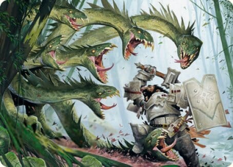 Lair of the Hydra Art Card [Dungeons & Dragons: Adventures in the Forgotten Realms Art Series] MTG Single Magic: The Gathering  | Multizone: Comics And Games