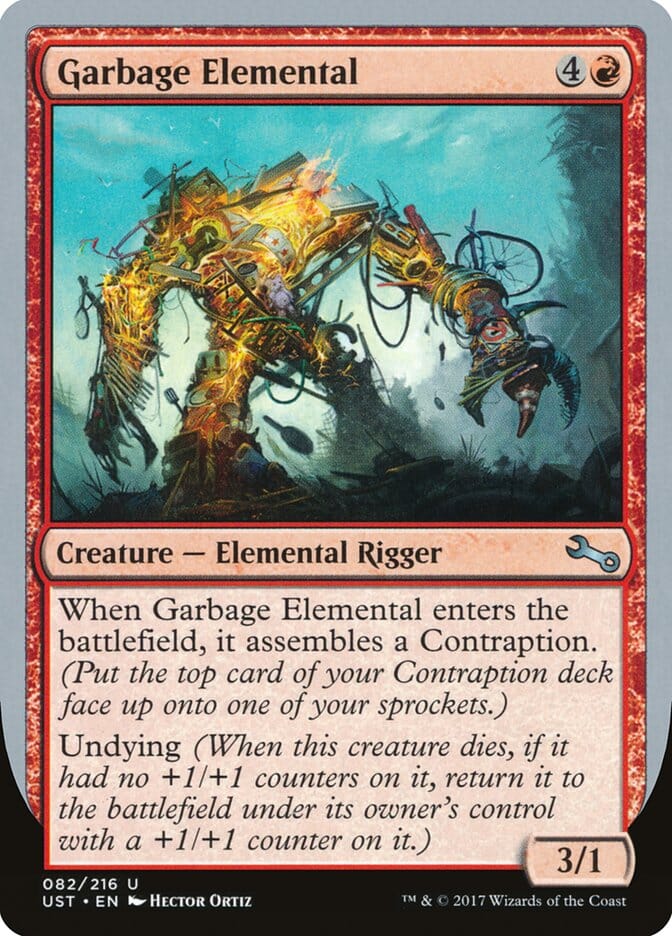 Garbage Elemental (3/1 Creature) [Unstable] MTG Single Magic: The Gathering  | Multizone: Comics And Games