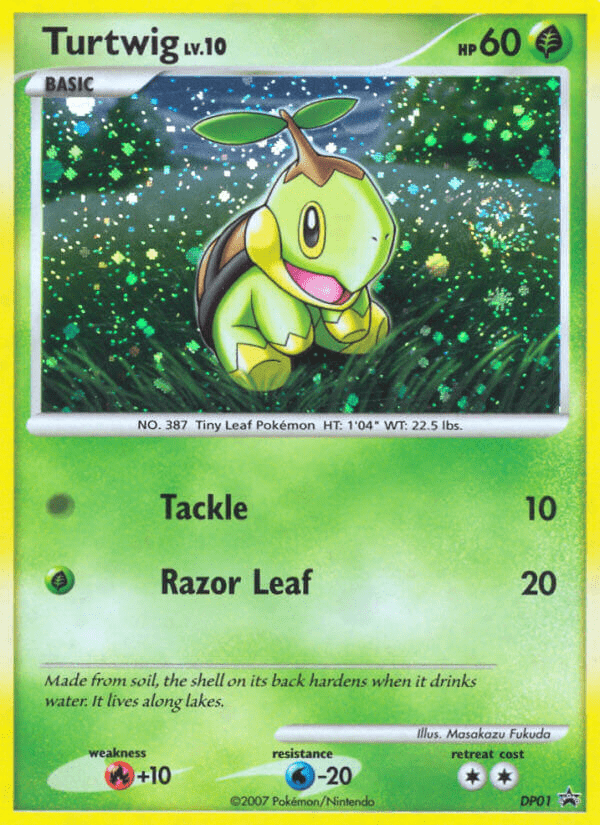 Turtwig (DP01) [Diamond & Pearl: Black Star Promos] Pokemon Single Pokémon  | Multizone: Comics And Games