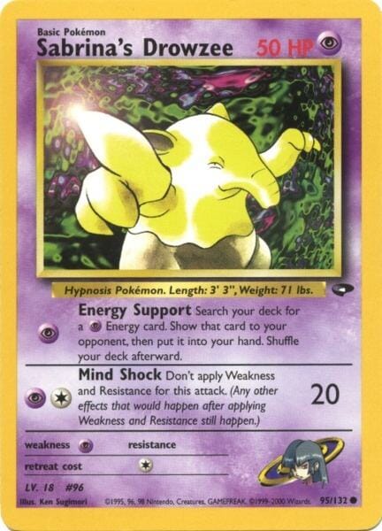 Sabrina's Drowzee (95/132) [Gym Challenge Unlimited] Pokemon Single Pokémon  | Multizone: Comics And Games
