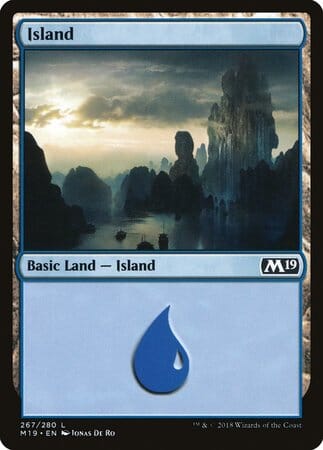 Island (267) [Core Set 2019] MTG Single Magic: The Gathering  | Multizone: Comics And Games