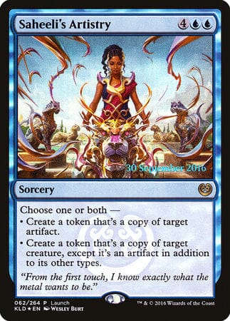 Saheeli's Artistry [Kaladesh Promos] MTG Single Magic: The Gathering  | Multizone: Comics And Games