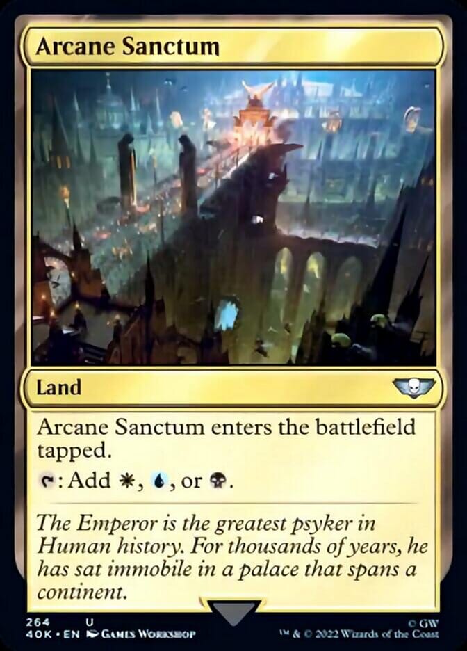 Arcane Sanctum [Universes Beyond: Warhammer 40,000] MTG Single Magic: The Gathering  | Multizone: Comics And Games