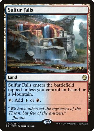 Sulfur Falls [Dominaria Promos] MTG Single Magic: The Gathering  | Multizone: Comics And Games