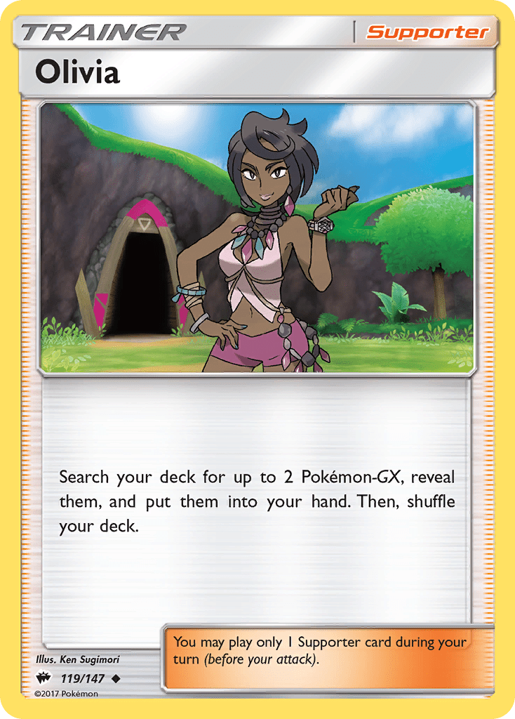 Olivia (119/147) [Sun & Moon: Burning Shadows] Pokemon Single Pokémon  | Multizone: Comics And Games