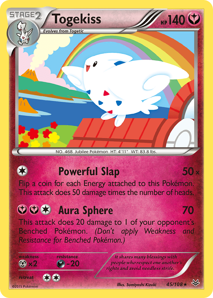 Togekiss (45/108) [XY: Roaring Skies] Pokemon Single Pokémon  | Multizone: Comics And Games