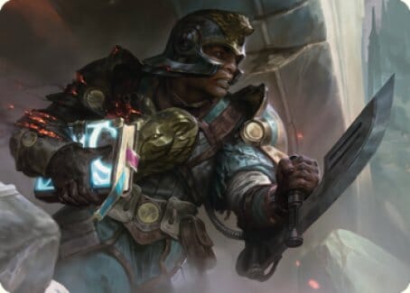 Retrieval Agent Art Card [The Brothers' War Art Series] MTG Single Magic: The Gathering  | Multizone: Comics And Games