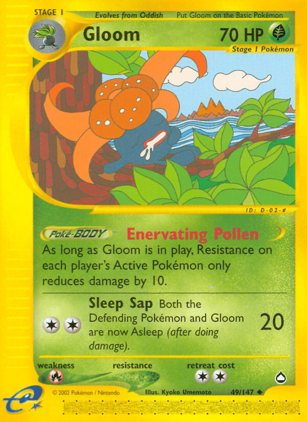 Gloom (49/147) [Aquapolis] Pokemon Single Pokémon  | Multizone: Comics And Games