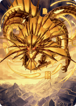Ao, the Dawn Sky 2 Art Card [Kamigawa: Neon Dynasty Art Series] MTG Single Magic: The Gathering  | Multizone: Comics And Games