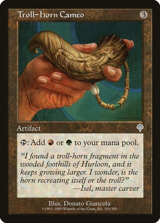 Troll-Horn Cameo [Invasion] MTG Single Magic: The Gathering  | Multizone: Comics And Games