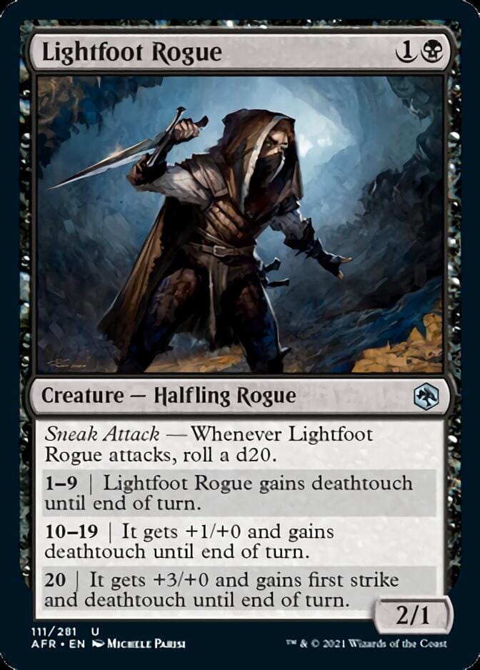 Lightfoot Rogue [Dungeons & Dragons: Adventures in the Forgotten Realms] MTG Single Magic: The Gathering  | Multizone: Comics And Games