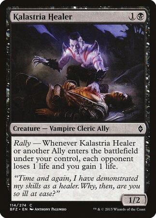 Kalastria Healer [Battle for Zendikar] MTG Single Magic: The Gathering  | Multizone: Comics And Games