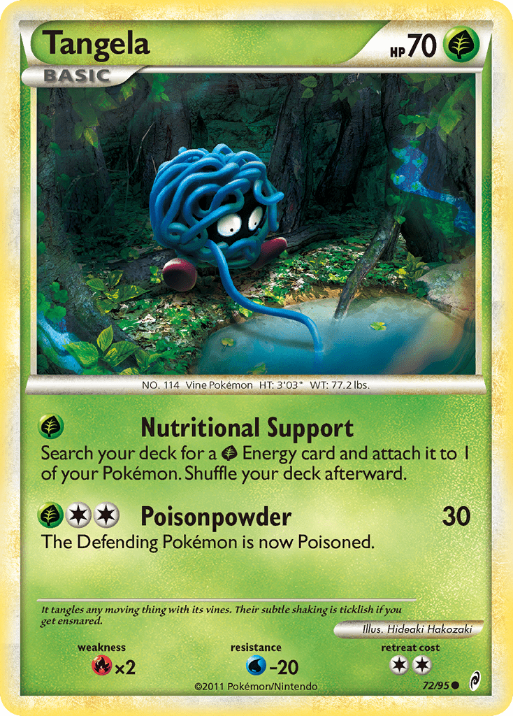 Tangela (72/95) [HeartGold & SoulSilver: Call of Legends] Pokemon Single Pokémon  | Multizone: Comics And Games