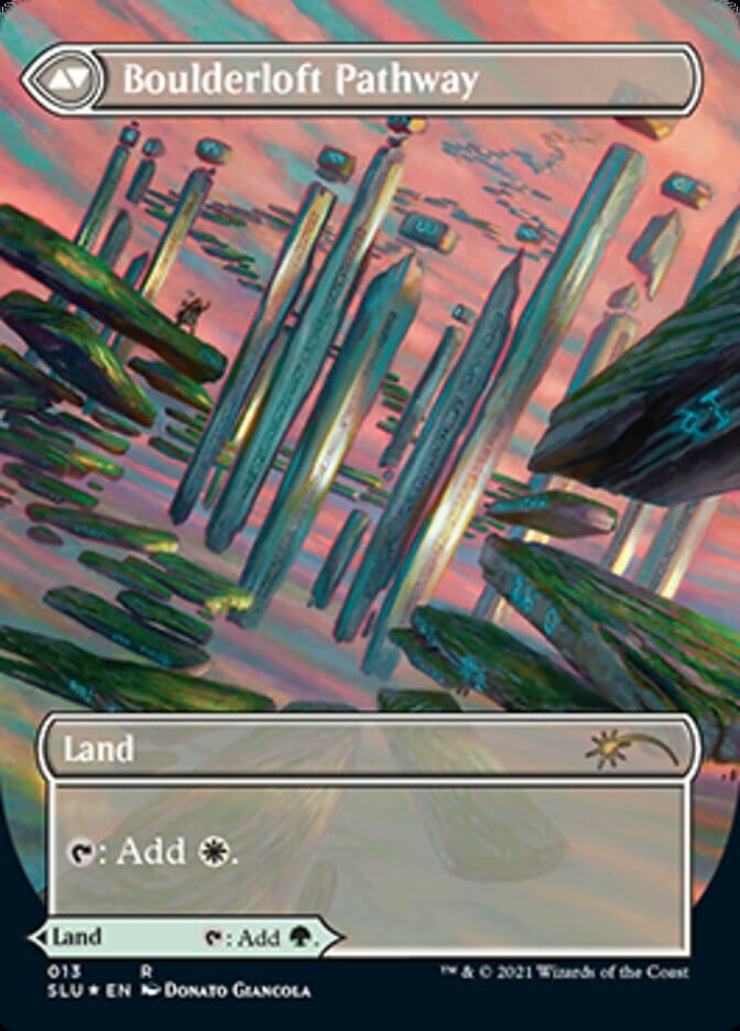 Branchloft Pathway // Boulderloft Pathway (Borderless) [Secret Lair: Ultimate Edition 2] MTG Single Magic: The Gathering  | Multizone: Comics And Games