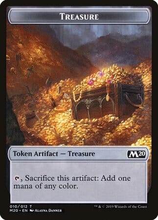 Treasure Token [Core Set 2020 Tokens] MTG Single Magic: The Gathering  | Multizone: Comics And Games