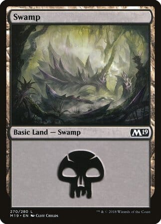 Swamp (270) [Core Set 2019] MTG Single Magic: The Gathering  | Multizone: Comics And Games