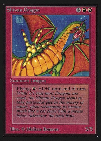 Shivan Dragon (IE) [Intl. Collectors’ Edition] MTG Single Magic: The Gathering  | Multizone: Comics And Games