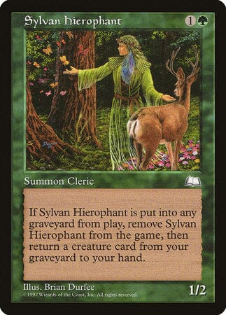 Sylvan Hierophant [Weatherlight] MTG Single Magic: The Gathering  | Multizone: Comics And Games